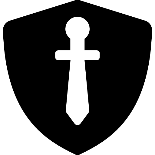 Shield with sword